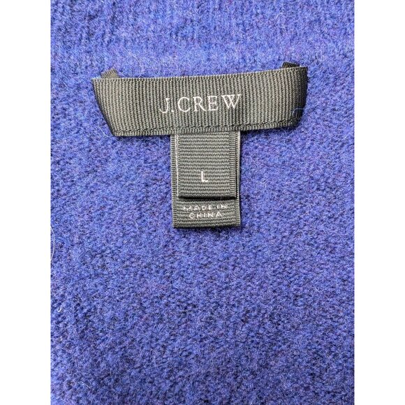 J Crew Pullover Sweater Women Size L Wool Blend Cozy Minimalist Capsule Textured - Picture 8 of 12
